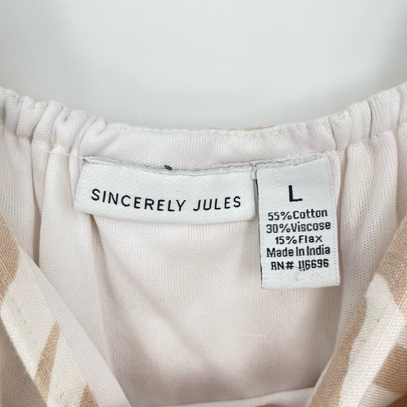 Sincerely Jules Puff Sleeve Cottage Core Knee Length Square Neck Dress Large - Picture 7 of 10